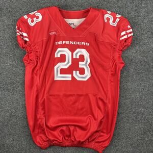 NWT DC Defenders XFL UFL Official Football Jersey #23 Red Men's Size XS 2023